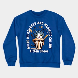 kitten choas Crewneck Sweatshirt